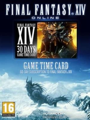 ffxiv time card 30 day.